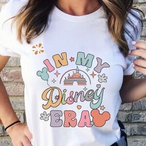 In My Disney Era T-Shirt- womenswear Vacation Crewneck Pullover T-Shirt